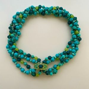 Joan Rivers Classic Collection 21” Torsade Necklace & Matching Clasp NWOT